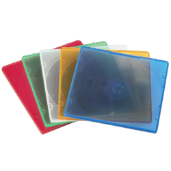 Hama CD Slim Box, obal na 1 cd/dvd, mix barev, polypropylén, balení 20 ks (cena za balení)