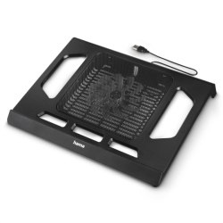 Hama chladicí stojan pro notebook Black, tichý, černý