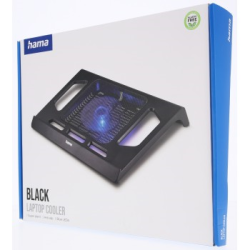 Hama chladicí stojan pro notebook Black, tichý, černý