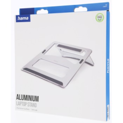 Hama Aluminium, stojan na notebook, do 40 cm (15,6"), skládací, stříbrný