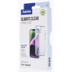 Hama Always Clear, kryt pro Apple iPhone 14, vždy průhledný, nežloutne