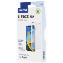 Hama Always Clear, kryt pro Apple iPhone 12/12 Pro, vždy průhledný, nežloutne