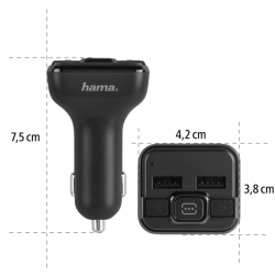 Hama FM transmitter s AUX-IN a USB-IN