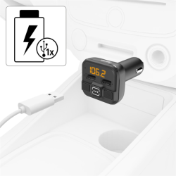 Hama FM transmitter s AUX-IN a USB-IN