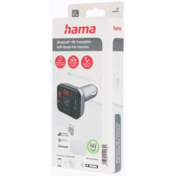 Hama FM transmitter s Bluetooth a funkcí handsfree, USB-A, USB-C
