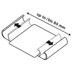 Hama Smart Move Rainbow, pouzdro na mobil, vel. XL, pro zařízení do 7,1x14,4 cm, světlá modrá
