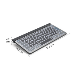 Hama bezdrátová Multi Device klávesnice WK-700, extra kompaktní, nabíjecí