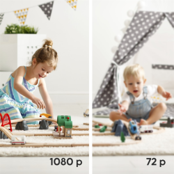 Hama Smart domácí WiFi kamera, otáčení/naklápění, noční vidění, Full HD