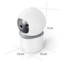 Hama Smart domácí WiFi kamera, otáčení/naklápění, noční vidění, Full HD