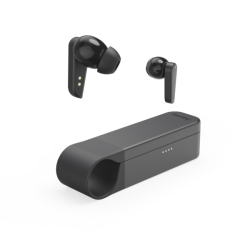 Hama Bluetooth sluchátka Spirit Pocket II, špunty, ENC, aplikace, černá