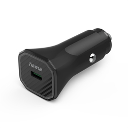 Hama Eco rychlá USB nabíječka do vozidla, USB-C PD/QC 25 W, černá