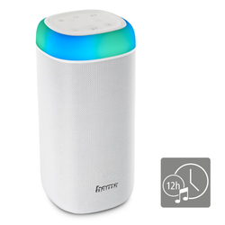 Hama Bluetooth reproduktor Shine 2.0, LED podsvícení, IPx4,bílý