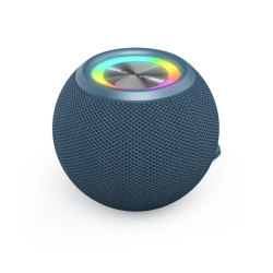 Hama Ball, Bluetooth reproduktor, 5 W, LED podsvícení, AUX-in, USB-A, microSD slot, modrý