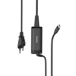 Hama USB-C napájecí zdroj pro notebooky, Power Delivery, GaN, 65 W