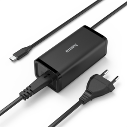 Hama USB-C napájecí zdroj pro notebooky, Power Delivery, GaN, 100 W