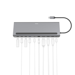 Hama USB-C hub ConnectOffice Pro, 10 připojení