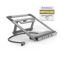 Hama USB-C dokovací stanice a stojan pro notebook Connect2Office Stand, 12 portů
