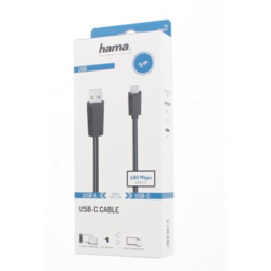 Hama USB-C 2.0 kabel typ A-C 3 m