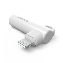Hama MFi audio adaptér Lightning na jack 3,5 mm pro Apple, aktivní, kompaktní