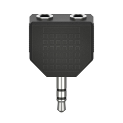 Hama redukce jack 3,5 mm rozdvojka, kompaktní