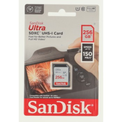 SanDisk Ultra 256 GB SDXC Memory Card 150 MB/s