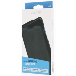 Hama Guard Pro, pouzdro-knížka pro Samsung Galaxy S23, černé