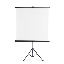 Hama projekční plátno 2v1, 125x125 cm, úhlopříčka 177 cm, se stativem, přenosné, bílé