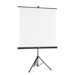 Hama projekční plátno 2v1, 125x125 cm, úhlopříčka 177 cm, se stativem, přenosné, bílé