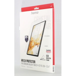 Hama Hiflex, nerozbitná ochrana displeje pro Samsung Galaxy Tab S7+/S7 FE/S8+ (12.4"), bezp. tř. 13