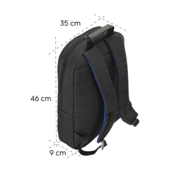 Hama Genua, batoh na notebook, do 40 cm (15,6"), černý