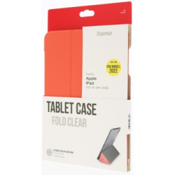 Hama Fold Clear, pouzdro pro Apple iPad 10,9" (10. generace 2022), korálové