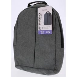 Hama Genua, batoh na notebook, do 40 cm (15,6"), šedý