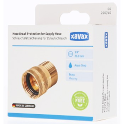 Xavax pojistný ventil (Aquastop) pro přívodní hadici pračky/myčky, závit 3/4", mosaz