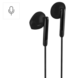 Hama USB-C sluchátka s mikrofonem Season II, pecky, černá