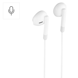 Hama USB-C sluchátka s mikrofonem Season II, pecky, bílá