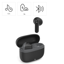 Hama Bluetooth sluchátka Freedom Light II, pecky, černá