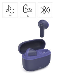 Hama Bluetooth sluchátka Freedom Light II, pecky, modrá