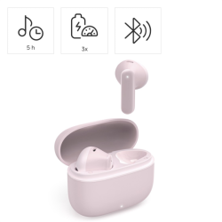 Hama Bluetooth sluchátka Freedom Light II, pecky, růžová