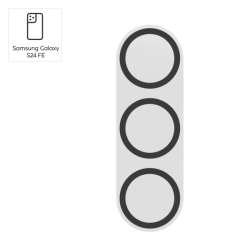 Hama Cam Protect, ochranné sklo fotoaparátu pro Samsung Galaxy S24 FE, průhledné