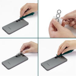Hama Cam Protect, ochranné sklo fotoaparátu pro Samsung Galaxy S24 FE, průhledné