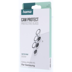 Hama Cam Protect, ochranné sklo fotoaparátu pro Samsung Galaxy A16/A16 5G, průhledné