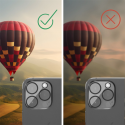 Hama Cam Protect, ochranné sklo fotoaparátu pro Apple iPhone 16e, průhledné