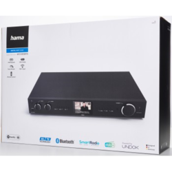 Hama digitální a internetové rádio DIT2105SBTX, Hi-Fi tuner, DAB/DAB+/FM/BT RX-TX, App ovládání