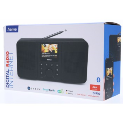 Hama digitální a internetové rádio DIR10, DAB+/FM/Bluetooth, App ovládání