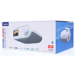 Hama internetové rádio DIR400, DAB+/Bluetooth/App,bílé