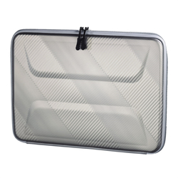 Hama obal na notebook Hardcase stříbrný, pro velikost 34 cm (13.3")