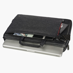 Hama brašna na Notebook s integrovaným USB kabelem Manchester, 44 cm (17,3"), černá
