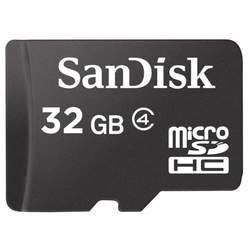 SanDisk 32 GB microSDHC Class 4  Memory Card