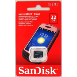 SanDisk 32 GB microSDHC Class 4  Memory Card