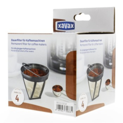 Xavax permanentní filtr do kávovaru, náhrada za filtr velikosti 4